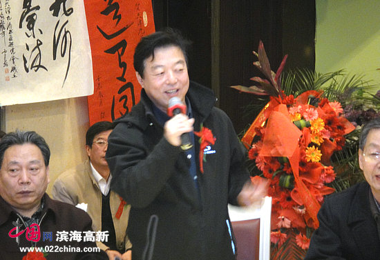 天津美术家协会办公室主任杨建国发言