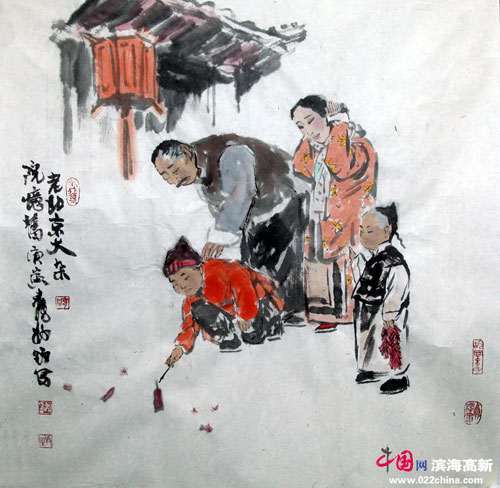 牧野老北京风俗画：过年