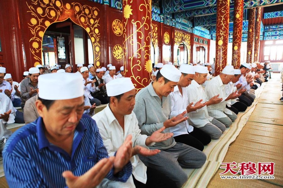 华北地区最大穆斯林聚集地天津天穆村欢度“开斋节”