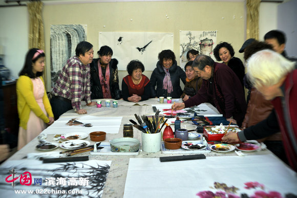 天津瑞江书画院举办“迎新春”书画团拜会