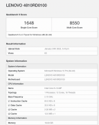 联想i5-1240p笔记本出现在Geekbench 单核跑分1648分