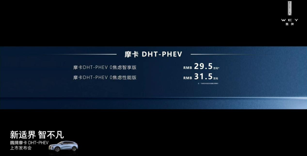 长城汽车魏牌摩卡DHT-PHEV