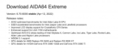 4月12日AIDA64 Extreme发布6.70.6000稳定版更新 Alder Lake-N系列处理器曝光