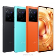 4月18日vivo X80标准版渲染图曝光 前置居中挖孔微曲面屏