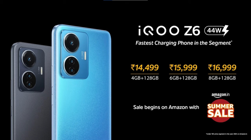 iQOO Z6 prices