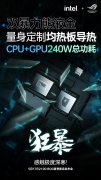 5月6日ROG预热新枪神6 Plus超竞版游戏本 CPU+GPU总功耗达240W