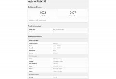 realme GT Neo 3T现身Geekbench 单核跑分为1003分多核跑分为2607分