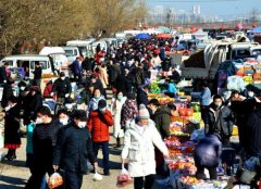 天津市西青区牛驼子迎来了元宵节过后的首个大集，津门消费市场实现年后经济