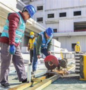 连日来，西青区各重点项目建设开启“春忙模式”